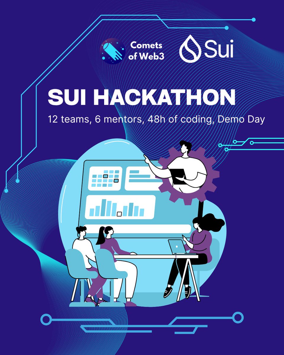 cometsofweb3_'s tweet image. The countdown is on, the #Sui Hackathon is happening this weekend in Bucharest!

Between 14-16 November, 12 teams made up of 36 talented builders will face each other in a 48-hour sprint of collaboration and creativity.

Hosted in partnership with @SuiFoundation, the hackathon…