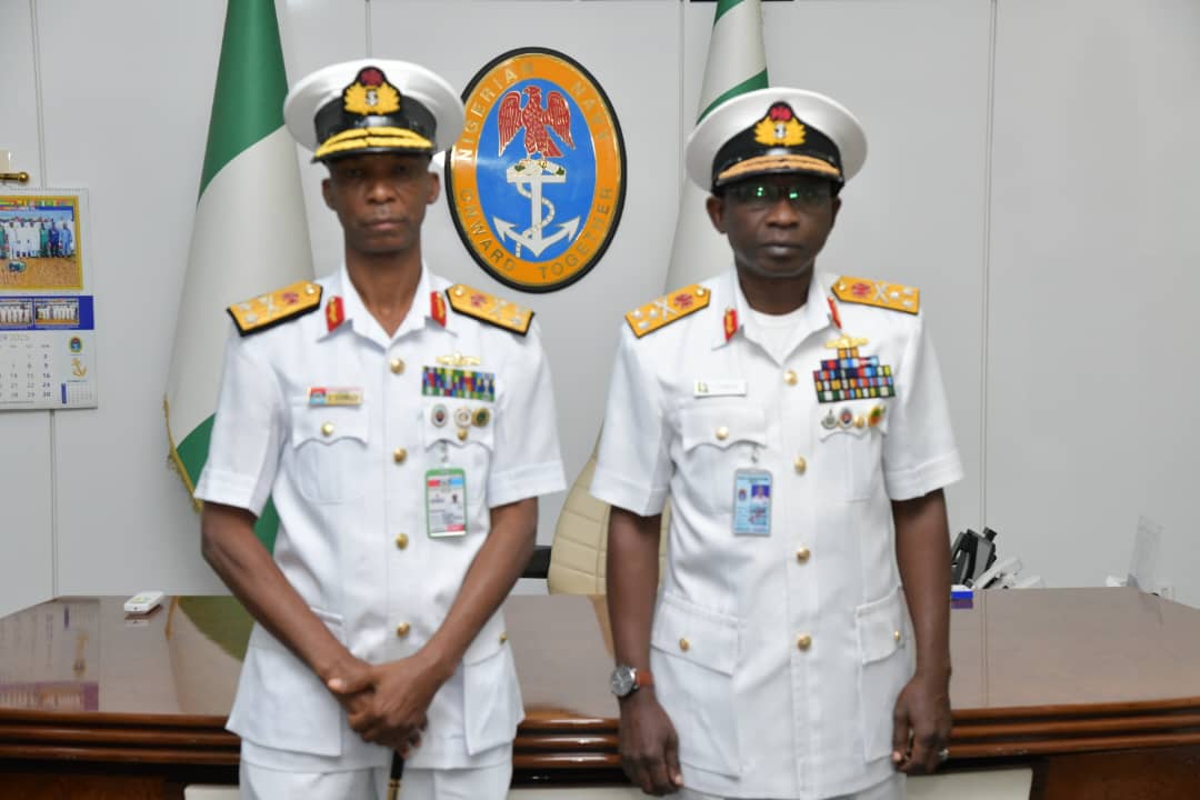 The Commandant, National Defence College (NDC), Rear Admiral Abdullahi Ahmed, paid a courtesy visit to the Chief of Naval Staff (CNS), Vice Admiral Idi Abbas, today, 12 November 2025, at the Naval Headquarters, Abuja.

Read More>> tinyurl.com/CNSVisit
