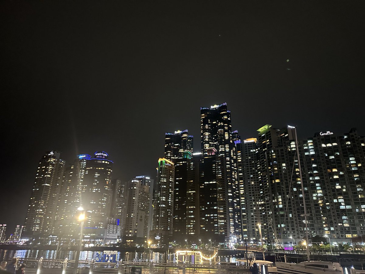 釜山の夜は最高だ〜🍺