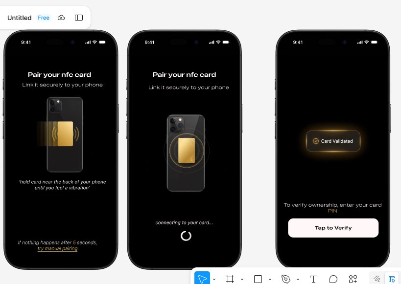bonney_kz's tweet image. after studying @AuronWallet’s ux flow and mapping out the key friction points, i had to redesign the ui flows myself

just to see how small design moves could turn trust gaps into confidence moments

built to show how better onboarding = better retention

spent the night making…