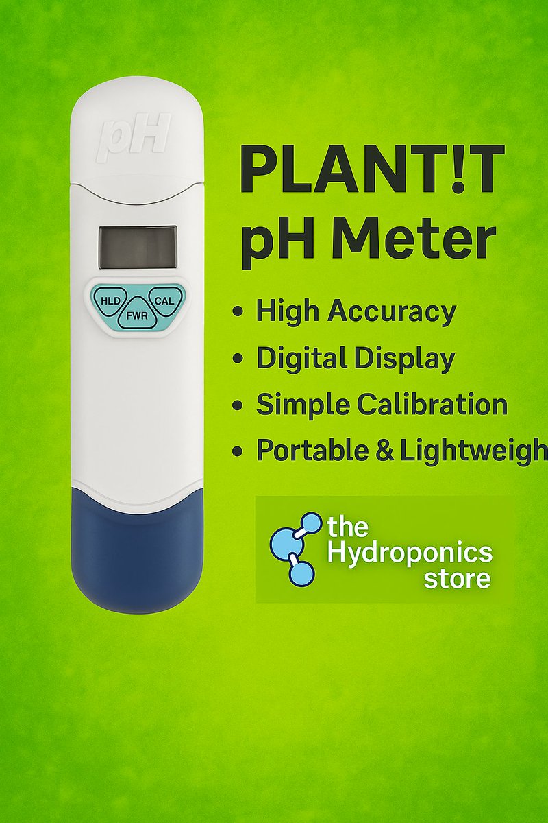 TheHydroponicsS's tweet image. 🌿 Keep your grow in perfect balance with the PLANT!T pH Meter!
💧 Accurate, portable &amp;amp; waterproof — ideal for every hydro grower.
✅ Easy calibration
✅ Clear LCD display
Get precision with The Hydroponics Store 🌱
#Hydroponics #GrowSmart #pHMeter #IndoorGardening #GrowYourOwn