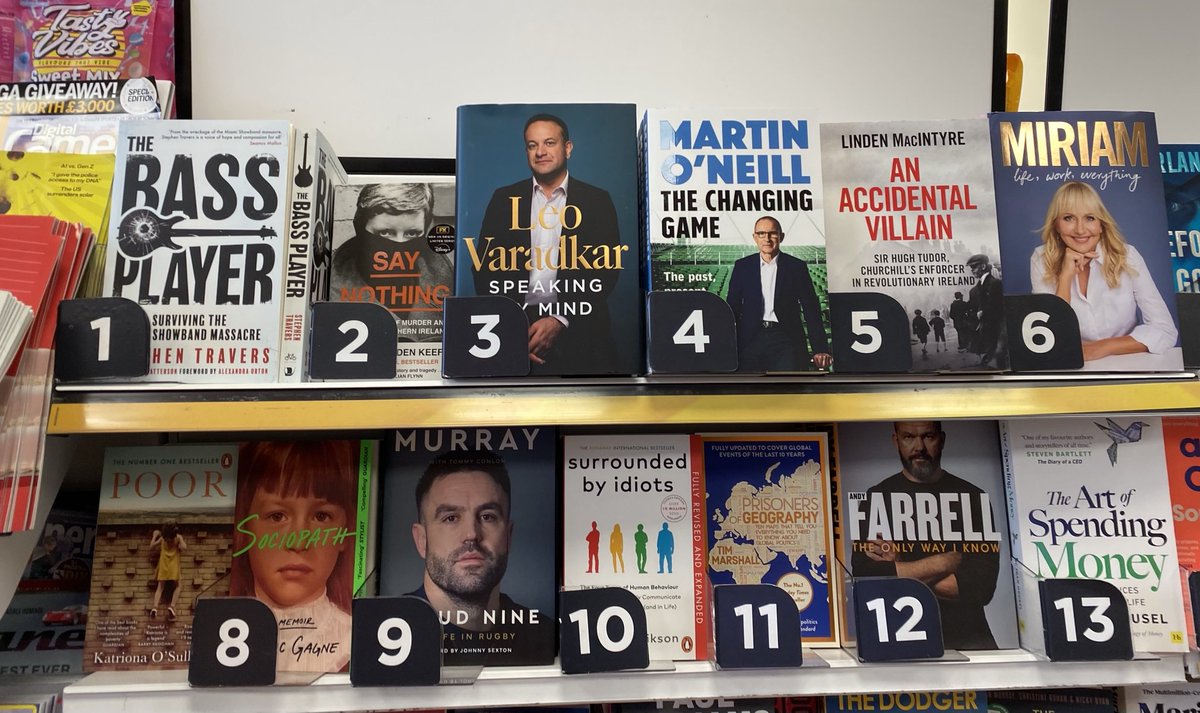 On my way through the airport today. The Bass Player: Surviving The Miami Showband Massacre #1