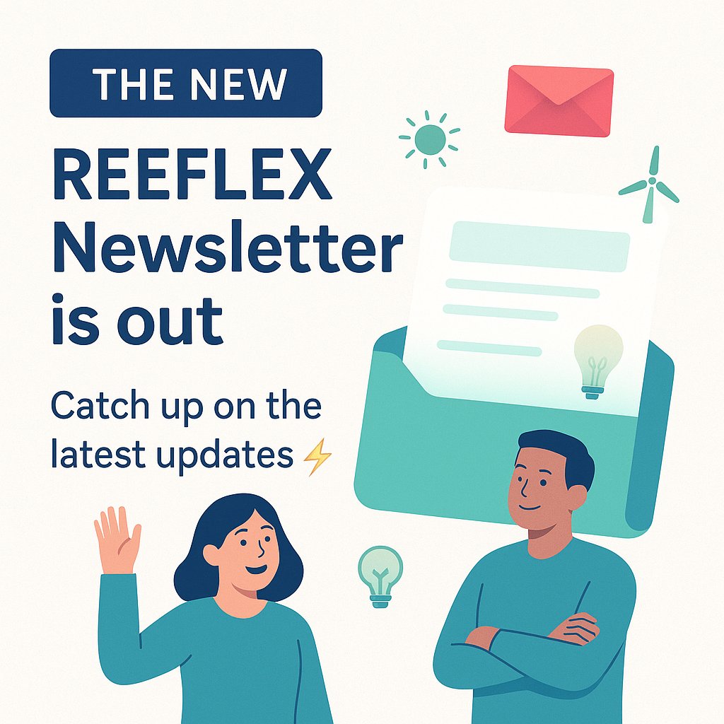 💌 The new #REEFLEX Newsletter is out!⚡Catch up on what’s new in the REEFLEX world - from our upcoming Social Innovation Workshop and presence at <a href="/Enlit_Europe/">Enlit Europe</a> to the latest research papers and sister project news! ✨Read more👇
mailchi.mp/ec74e80911c2/r…