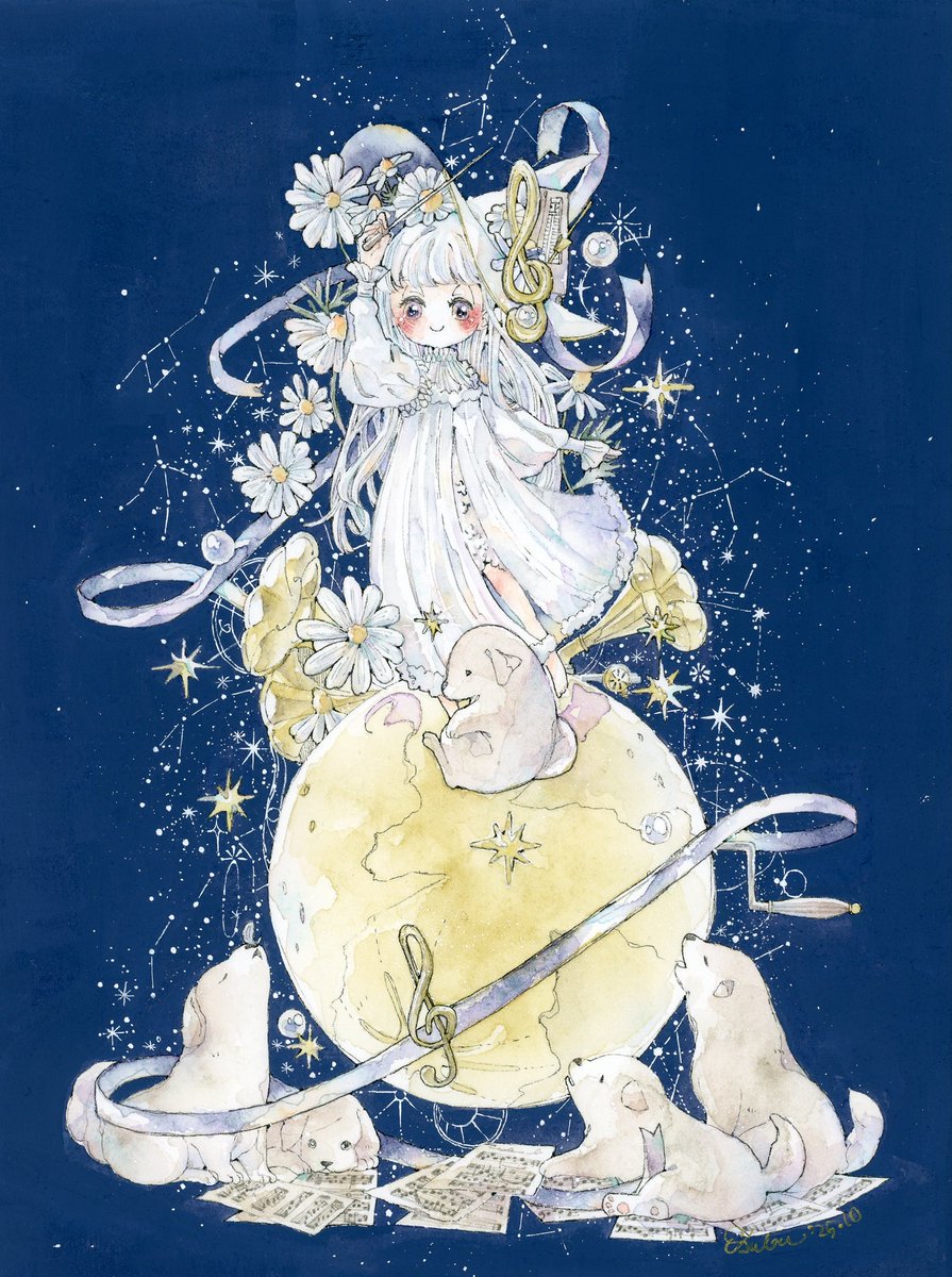 MAW 原画　イラスト MAW 原画 イラスト 完成依頼イラスト！ 「らむ × ZX-4R SE」 A5サイズ