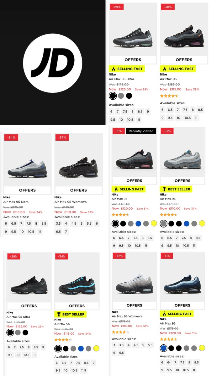 🚨JD SPORTS UP TO 50% SALE NOW ON 

LINK=> tidd.ly/47Pk6oC