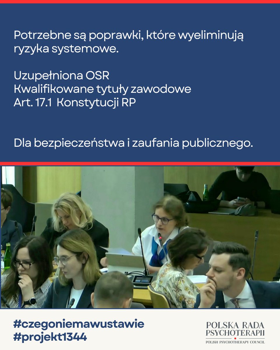 Posiedzenie komisji w sprawie #projekt1344. PRP zgłasza konkretne propozycje uzupełnienia projektu.
Więcej: facebook.com/share/p/1GyeA7… 

<a href="/MGolbik/">Marta Golbik</a> <a href="/KUeberhan/">Katarzyna Ueberhan</a> <a href="/PatrykWicher1/">Patryk Wicher</a> <a href="/SzczurekZelazko/">Józefa Szczurek-Żelazko</a> <a href="/ADBanaszek/">Anna Dąbrowska - Banaszek</a> <a href="/glorekposel/">Grzegorz Lorek</a> <a href="/aK_Sojka/">Katarzyna Sójka</a> <a href="/jciesz/">Janusz Cieszyński</a> <a href="/ChrzanTadeusz/">Tadeusz Chrzan</a> <a href="/czeslawhoc/">Czesław Hoc 🇵🇱</a> <a href="/M_Jozefaciuk/">Marcin Józefaciuk</a>