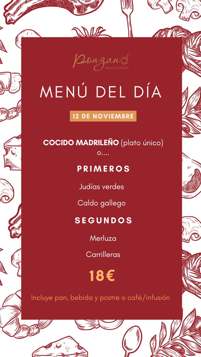 ¡Ya es miércoles! Hoy brilla el sol en Madrid, pero con el termómetro comedido, ¿no os apetece uno de los mejores cocidos de la capital para entrar en calor?