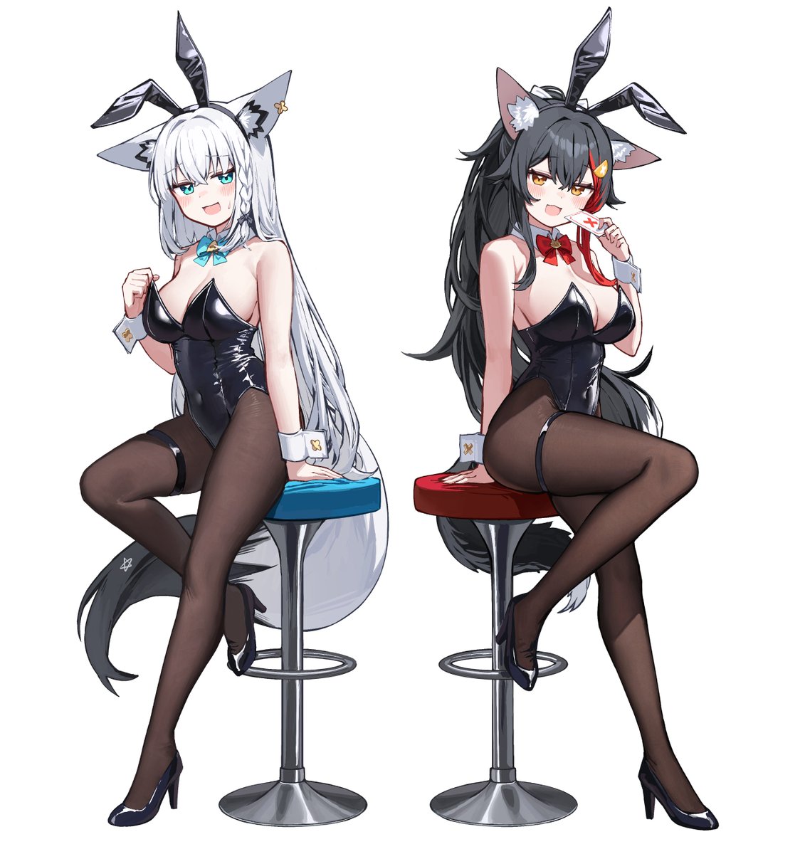 フブミオのバニーガールが完成しました！