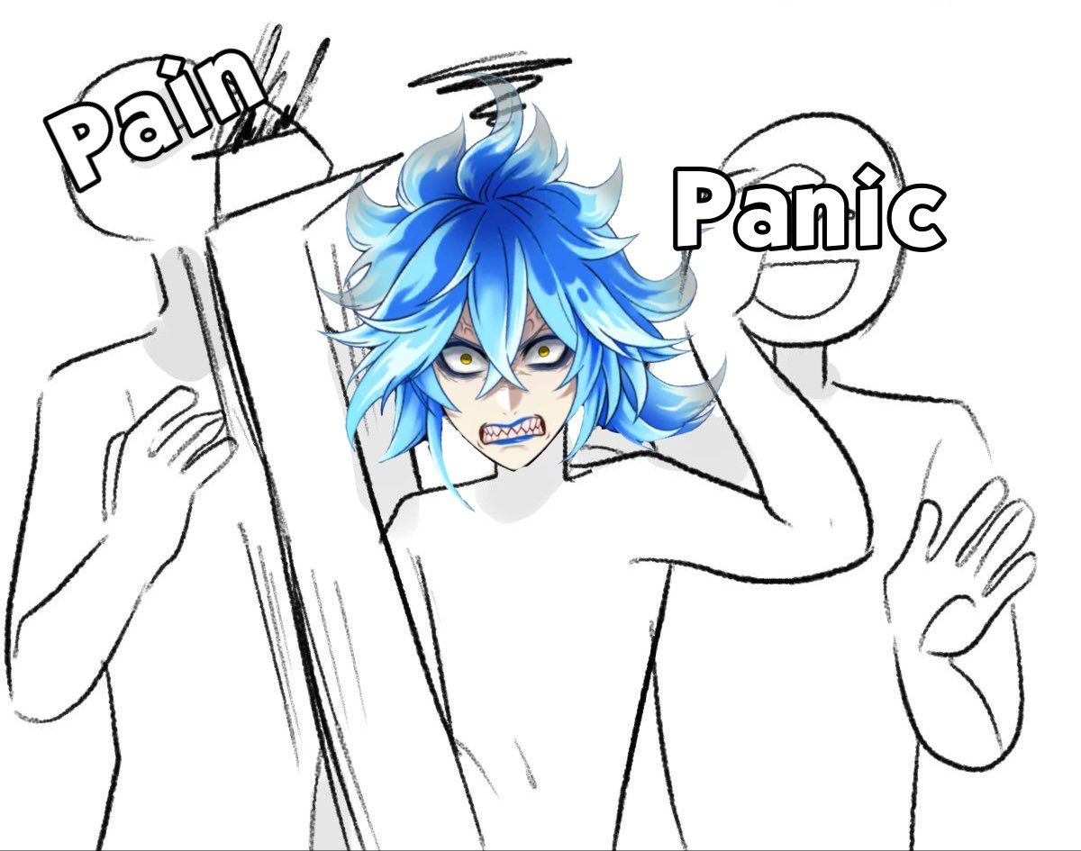 drafia_2005's tweet photo. I really want to see them in the game, because I want to see Idia getting really pissed off at those two dumbass demons. 
I hoping Yana-sensei will release them in the future.#twistedwonderland #idiashroud #painpanic https://t.co/B8f9pG95a9
