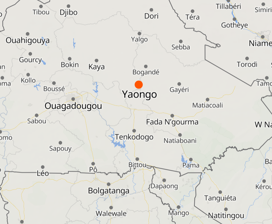 TracTerrorism's tweet photo. Suspected Jama’a Nusrat ul-Islam wa al-Muslimin (#JNIM) Fighters Target Civilians in an Armed Assault in Yaongo, #Dargo Department, #Namentenga Province, #Burkina Faso
https://t.co/bcz4qkh6tq https://t.co/AGHh8k1YVj