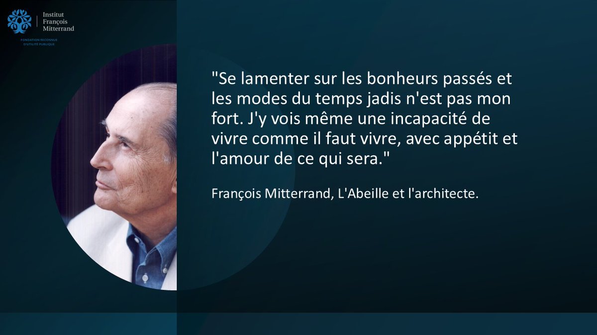 Institut François Mitterrand (@ifmitterrand) on Twitter photo 