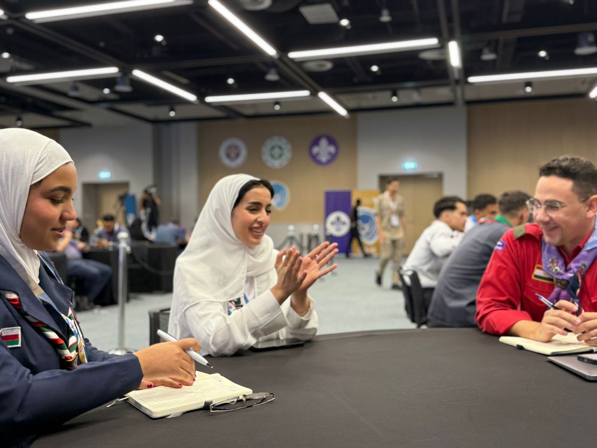 تواصل <a href="/scouts_org_sa/">جمعية الكشافة العربية السعودية</a> مشاركتها في المنتدى الكشفي العربي السادس للشباب، الذي تنظمه المنظمة الكشفية العربية، بالتعاون مع جمعية كشافة الإمارات، ويستمر حتى 14 نوفمبر الجاري، تحت شعار "مستعدون للحياة الرقمية.. بقيادة كشفية عربية". scouts.org.sa/ar/include/plu…