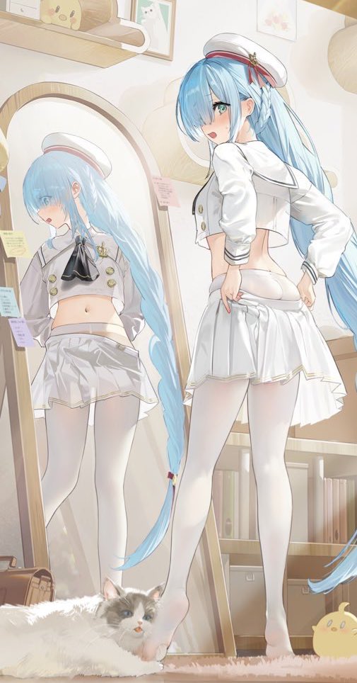 tenseiyuuuki_az's tweet image. この衣装のシチュエーション、、、大好物すぎる…というかJナスちゃんお顔が良すぎる…好みすぎるのよ…

これが…性癖…か
#アズレン  #アズールレーン