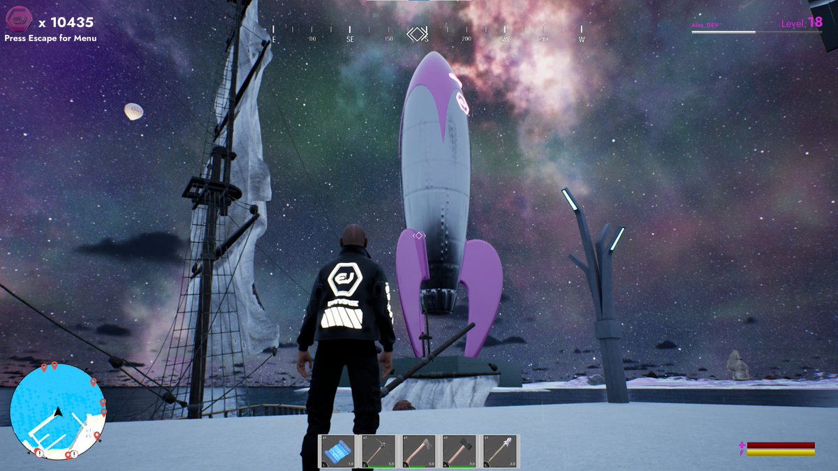 Earniverse_io's tweet photo. 🌅 When the Earniverse sun sets… the magic begins!

As daylight fades, the nebula sky rises, painting our world with cosmic colors and immersive light.

Proud to share these latest visuals crafted in @UnrealEngine  5.5, a glimpse of what is to come in the evolving universe of Earniverse.

✨ Stay tuned. The next frontier is closer than you think.

#Earniverse #UnrealEngine55 #GamingInnovation #Metaverse #NextGenGraphics #UE5