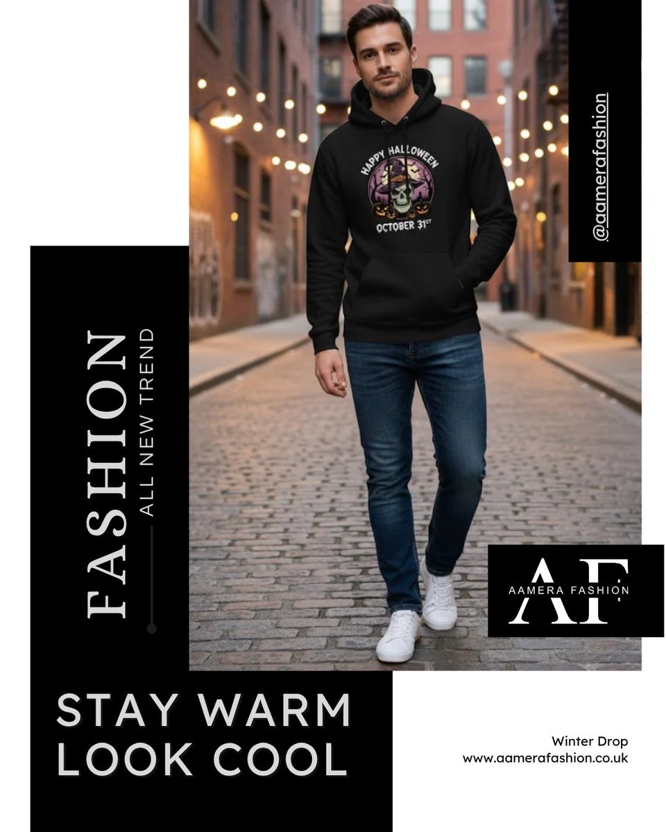 Aamerafashion's tweet image. Stay Warm. Look Cool. ❄️
Step into winter in style with Aamera Fashion’s latest drop — where comfort meets street-ready fashion.
Perfect for every chill day out in the UK 🇬🇧

🛒 Explore the collection: aamerafashion.co.uk

#AameraFashion #WinterDrop #MensStreetStyle