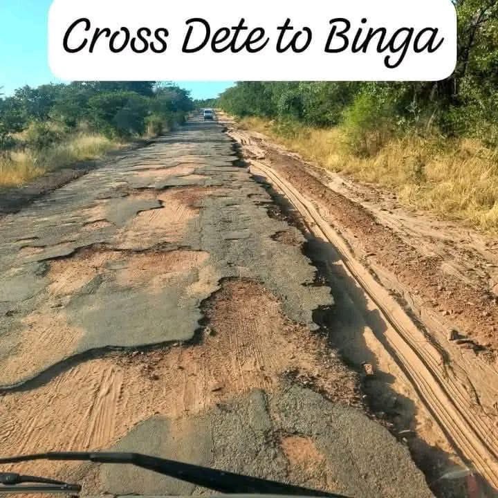 As you do the long overdue rehabilitation of roads, please don’t forget Dete to Binga road😢