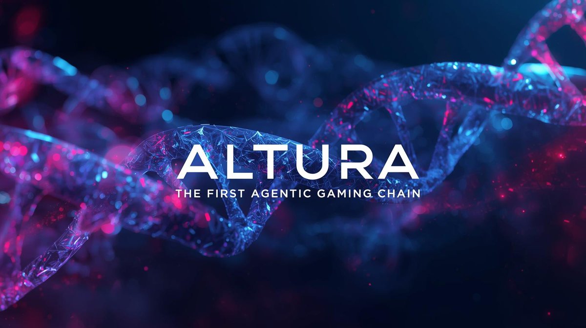altura's tweet photo. The Evolution 🧬

NFTs were just the tutorial.
 Agentic Gaming is the real game. 
 Altura is building the first agentic gaming chain -- where creators connect intents → functions → games at the speed of imagination.
 The new era starts now.