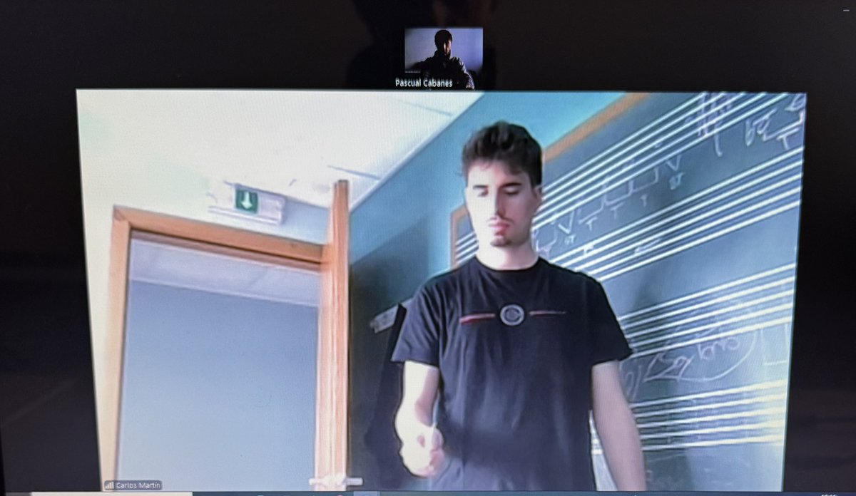 Algunas imágenes de este lunes y martes de intensas sesiones y clases individuales online de nuestro alumnado con nuestro profesor Pascual Cabanes.