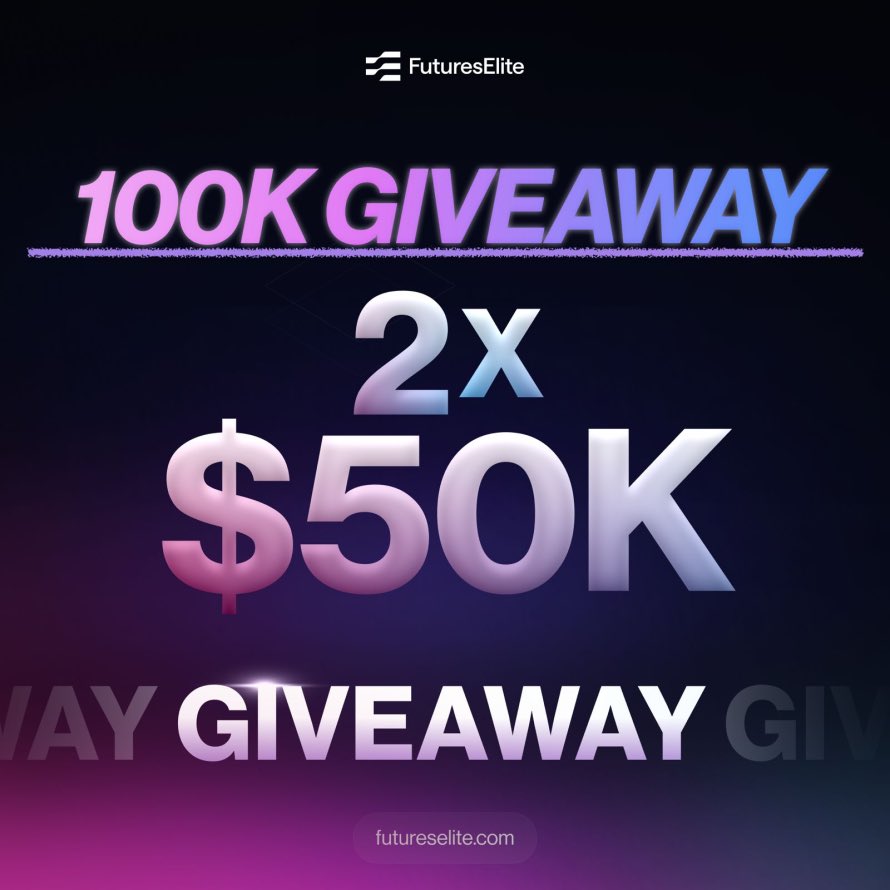 ambeingsatya's tweet image. Giveaway⚡️
2x 50k account 

Follow
@ambeingsatya ,
@Futureselitecom, @FundedElite ,@ChristianFECEO &amp;amp; @Prop_Trader_Fx

Tag 4 trader friends, like &amp;amp; RT.

Winners = via Xpicker on Saturday YT live

Everyone must follow the rules.🤝
#Propfirm #futurestrading #TradingCommunity…