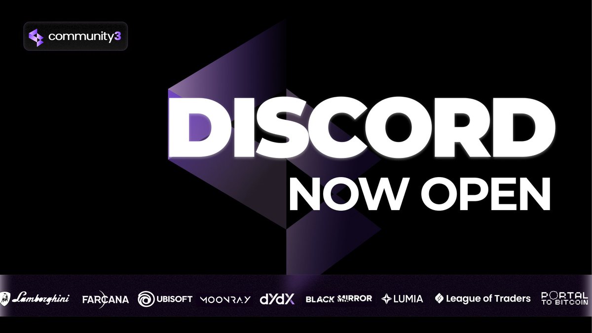Community3_'s tweet image. The gates are open.  

C3 Community is now PUBLIC.  

This is where you Earn, Build &amp;amp; Connect.  

You in? 👀 

discord.com/invite/communi…
