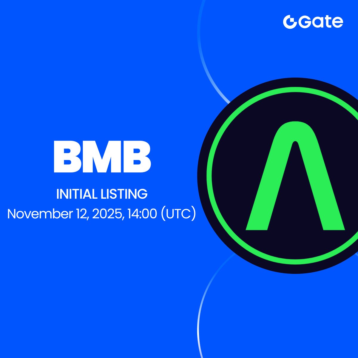 Gate's tweet photo. Gate Initial Listing: $BMB @BeamableNetwork 

🔹 Trading Pair: $BMB / $USDT
🔹 Trading Starts: 14:00 PM, November 12th (UTC)

Trade: https://t.co/A3ZTaHLBP7
More details: https://t.co/nh2CqQrWkI https://t.co/YcnD7HsjQn