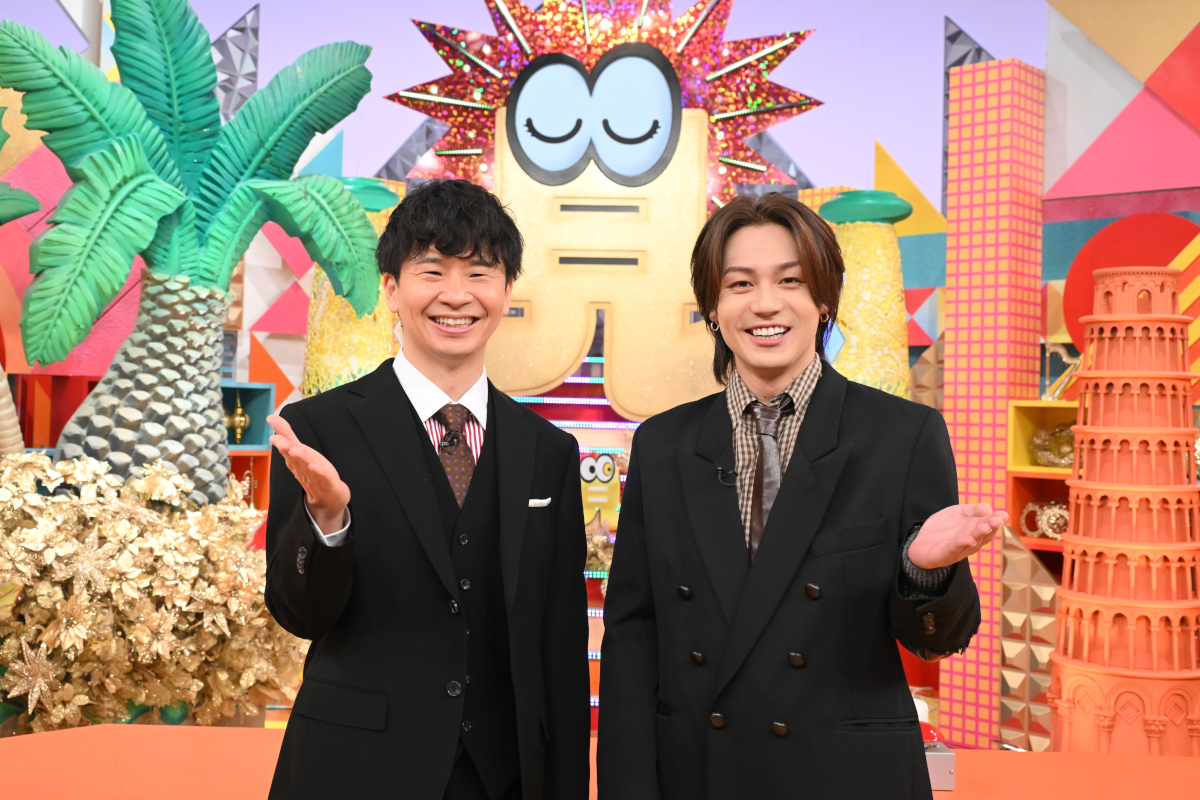 oricon's tweet photo. Travis Japan松田元太
バラエティー番組MCに初挑戦❗️

オードリー若林正恭とMCタッグも
「役割とかポジションが分かってなくて…」

松田の自由奔放ぶりに
若林のツッコミが止まらない💥

🎤収録後の2人のコメント
https://t.co/AQmA7K0pdU

📺TBS 11/20(木)放送
『そう言われたら見たことない』 https://t.co/OVUjiQkj3F