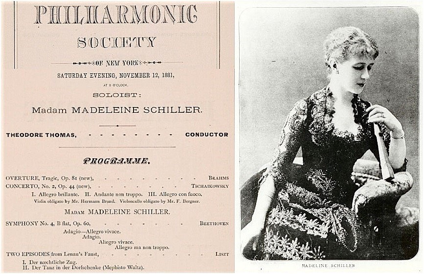 World premiere of Tchaikovsky's Piano Concerto No. 2 (12 Nov 1881):