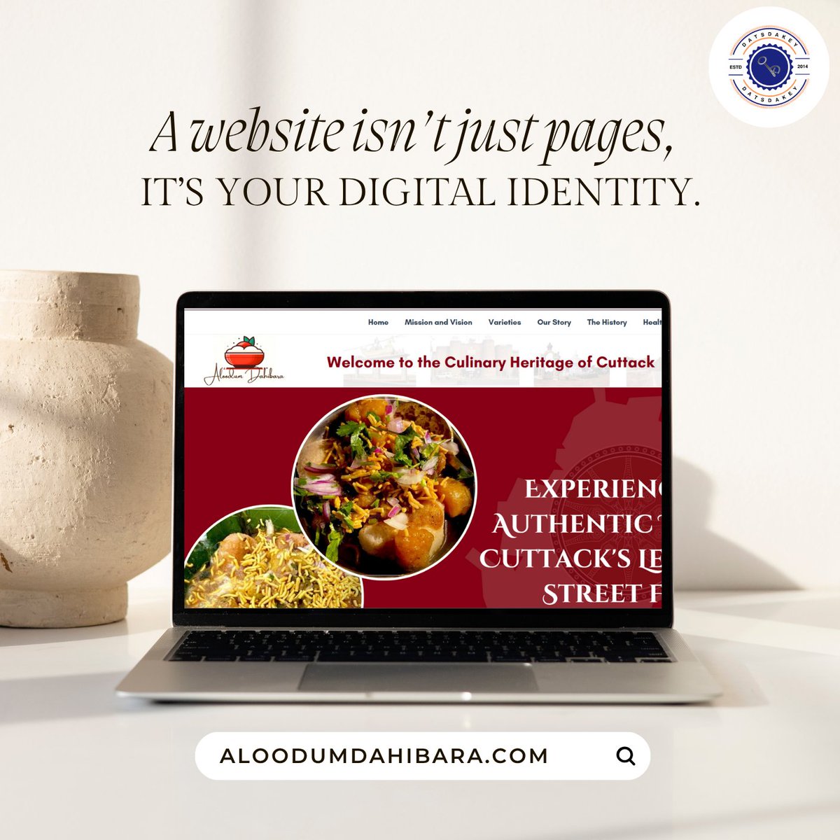 datsdakey's tweet image. We loved crafting the digital home for aloodumdahibara.com, showcasing the rich culinary heritage of #Cuttack in a clean, modern experience. 
Want a website that truly represents your brand?
DM us to get started.
@datsdakey #webdesignservice  #DigitalIdentity #AlooDumDahiBara