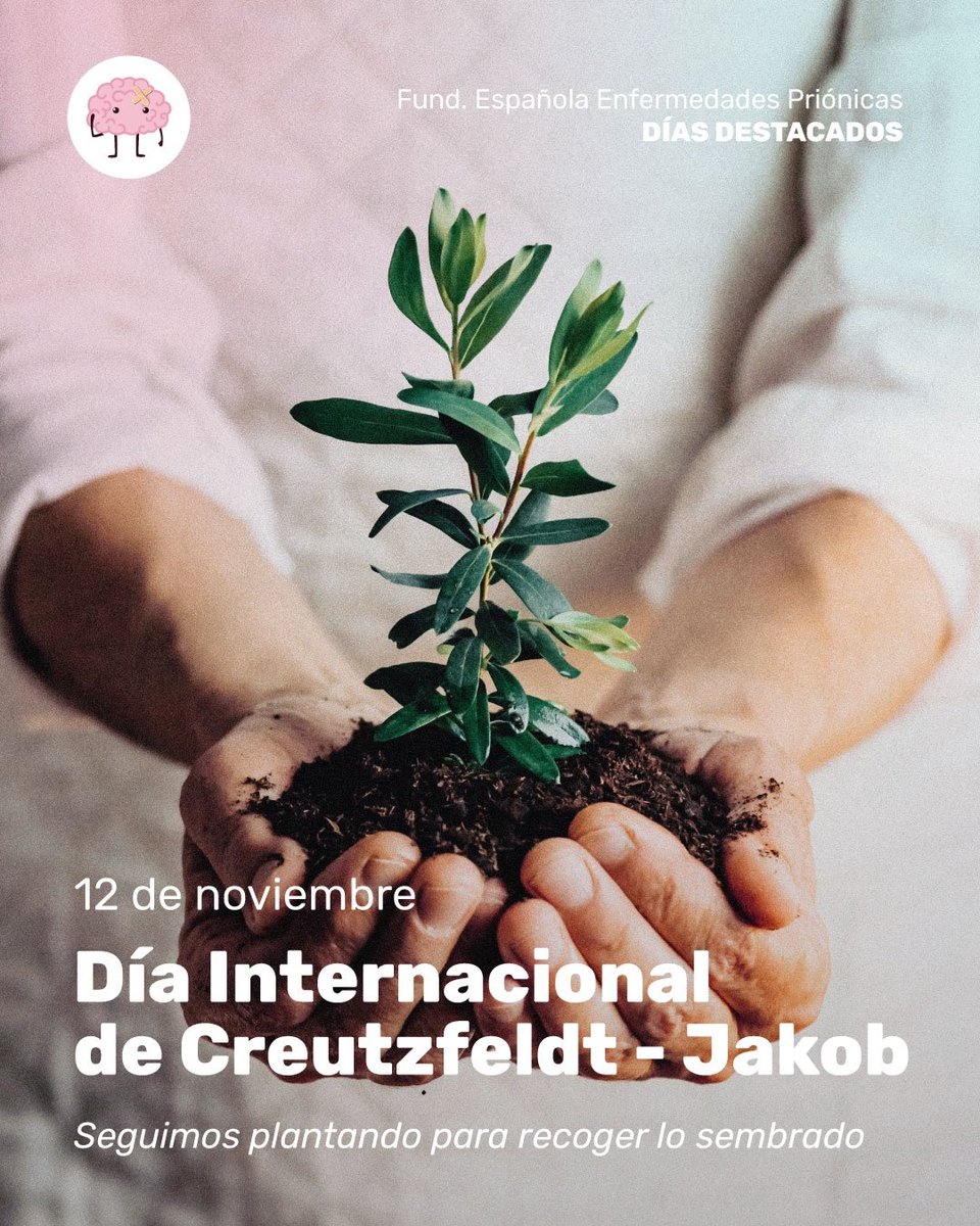 Hoy es el día Internacional de Creutzfeld-Jakob, una enfermedad priónica rara y grave. Es necesario apoyar a los grupos de investigación que buscan una solución a este horror. #CJD #CreutzfeldtJakob