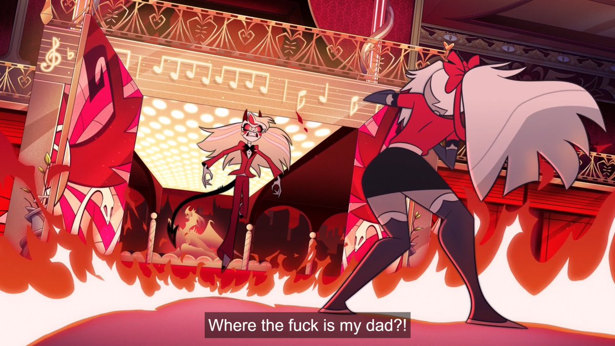 blxccello's tweet image. #HazbinHotels2 #hazbinhotelseason2 

Hey so are we going to talk about how Lucifer's first instinct was to cower and hide when he realized Charlie was mad at him?