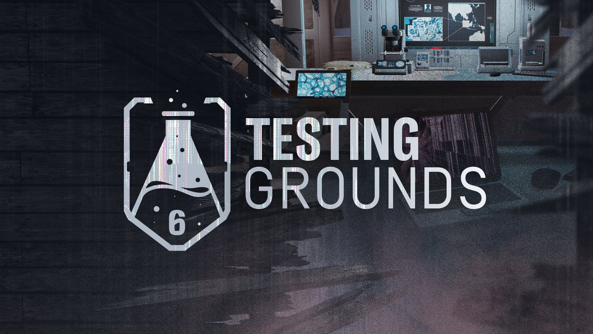 🧪Przedstawiamy Testing Grounds, nową playlistę do testowania eksperymentalnych funkcji.

📅Więcej informacji na jej temat dowiesz się 16 listopada podczas prezentacji nowego sezonu.
📽️Oglądaj na żywo na twitch.tv/rainbow6