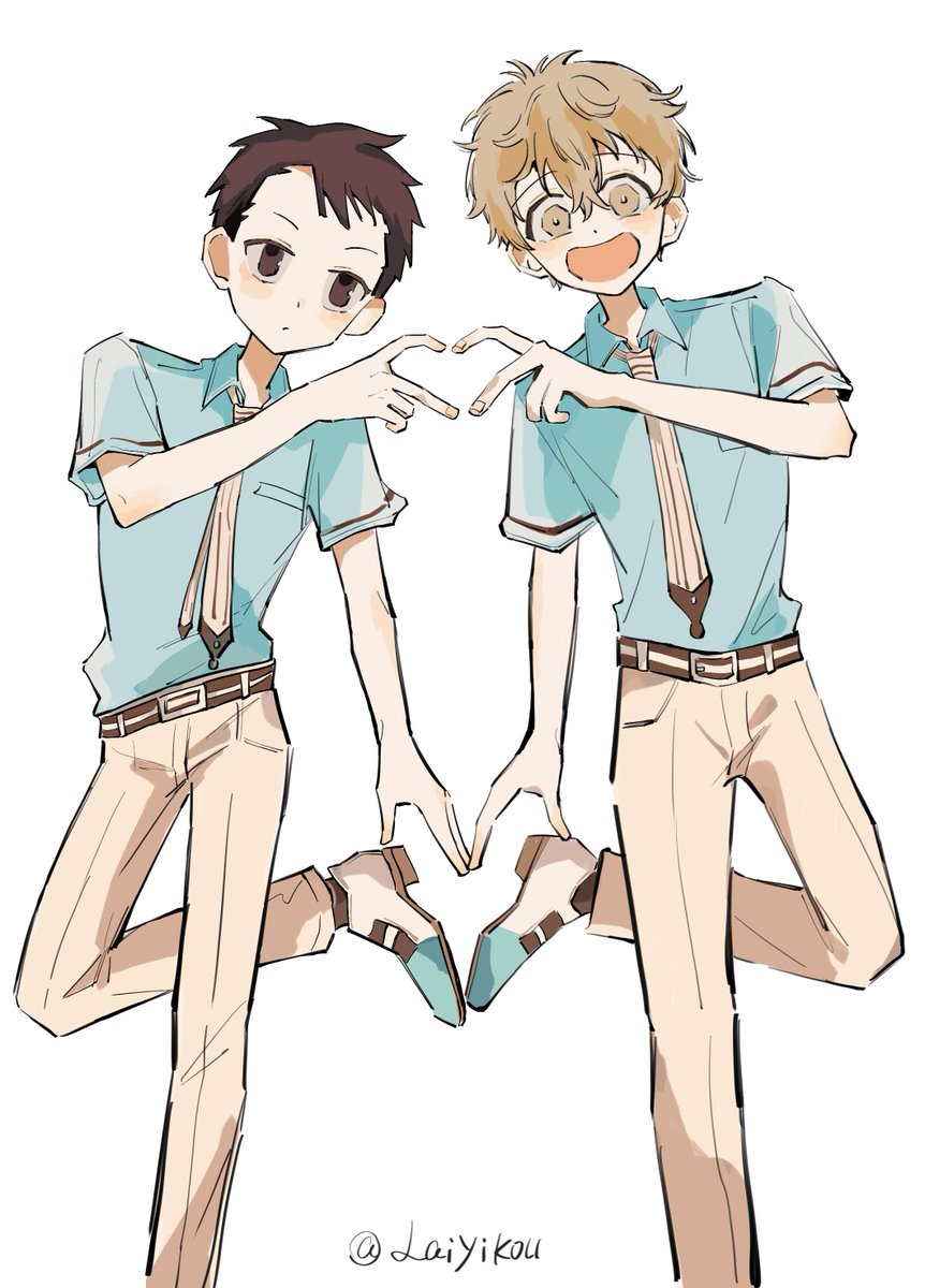 身高差很萌w

#地縛少年花子くん