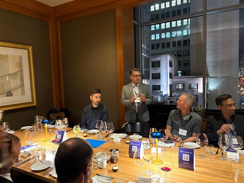 Intelliswift's tweet image. Last week, we hosted an exclusive roundtable in San Francisco to explore how AI is redefining financial services and private equity. An evening of powerful insights, collaboration, and innovation. 🤖

A big thank you to everyone who joined us. 🤝

#AI #Fintech #FinancialServices
