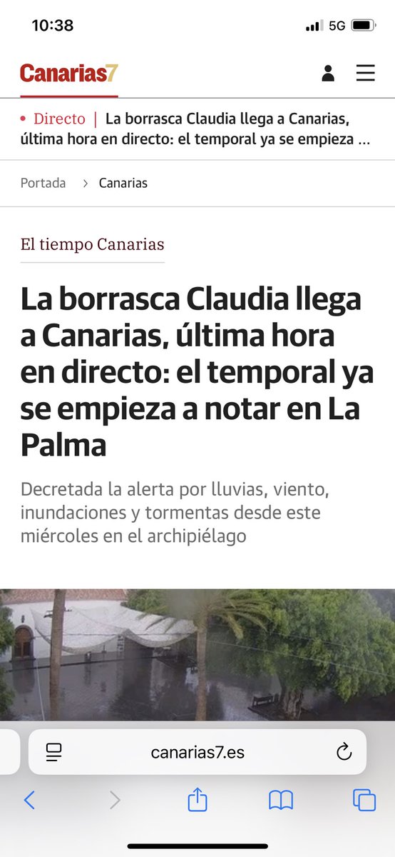 Patetico! Borrasca Claudia que llega a Canarias y 7 bomberos trabajando hoy para toda la ciudad <a href="/aytolpgc/">Ayuntamiento de Las Palmas de Gran Canaria</a>. Está Esta es la labor de la Jefatura de <a href="/BomberosLPA/">Bomberos de LPA</a> que blanquea <a href="/CarolinaDarias/">Carolina Darias</a> y <a href="/Josuio/">Josué Íñiguez Ollero 🌹</a>