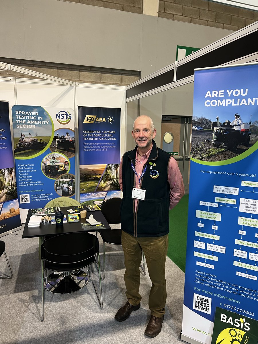 We’re all set up and ready for a busy few days at the <a href="/SALTEX_show/">SALTEX | Turf Management Show</a> 🌱

Find us on 📍Stand A145 as part of the <a href="/BASISRegLtd/">BASIS Reg Ltd</a> Knowledge Trail.

#Agriculture #FarmingUK #LandBasedIndustry #Horticulture #AmenitySector #AgTech #AgriBusiness #RuralUK #NSTS