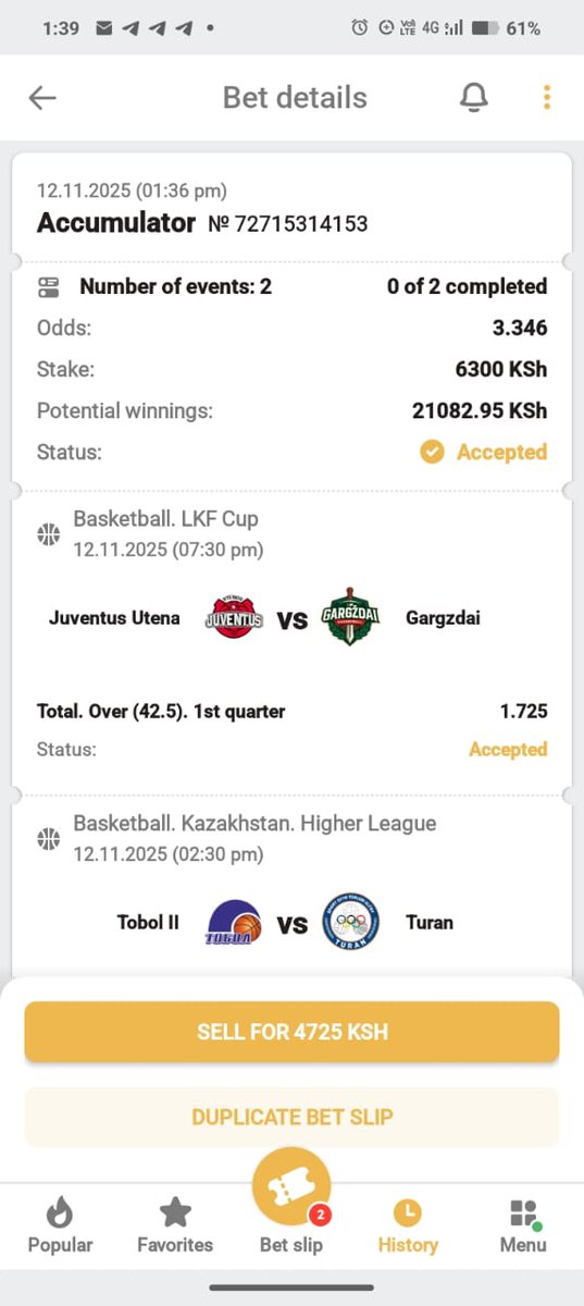 Triple your stake on #SecretBet
Use Link 🖇️ to register account slim.link/v2N9MKF

Load bet code 👉  HZLAG
Bonus promo code 📲 Master45