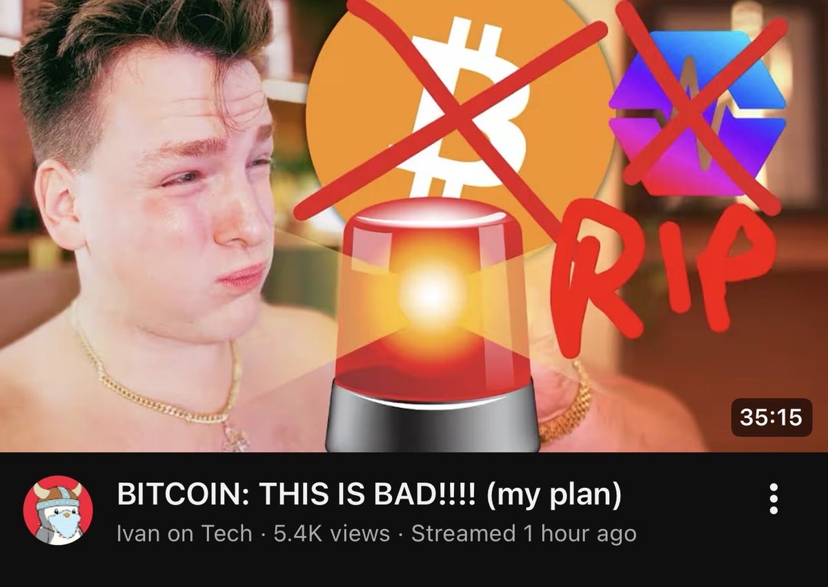 yourfriendSOMMI's tweet image. ❤️💛💚💙

Ivan on Tech officially declares PulseChain DEAD.

And he says R.I.P to PulseChain &amp;amp; HEX.