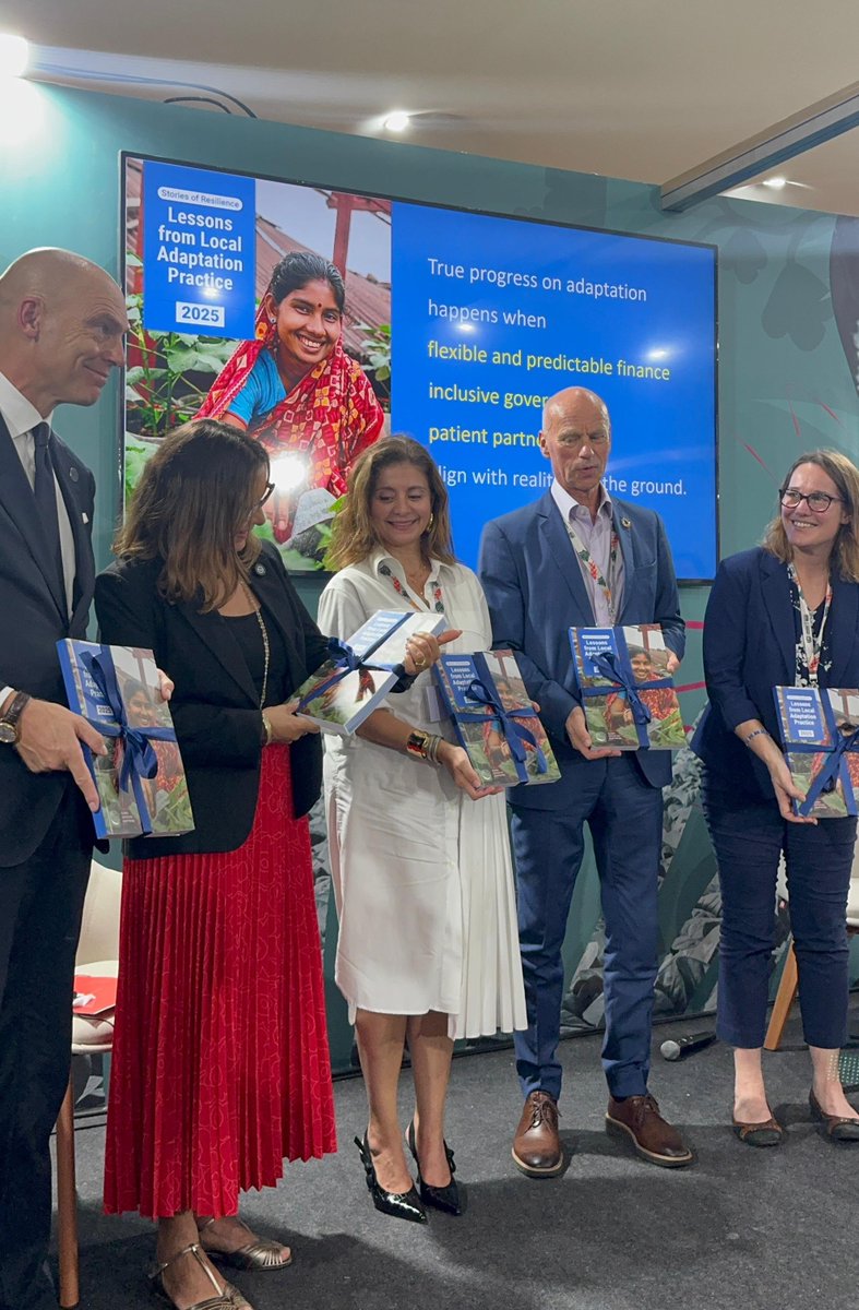 This week at #COP30 we launched Stories of Resilience 2025, showcasing #LocallyLedAdaptation in action. From Kibaale District in Uganda to communities worldwide, the message is clear: adaptation succeeds when power and finance shift to those on the frontlines.

In Ringiti, Kenya,