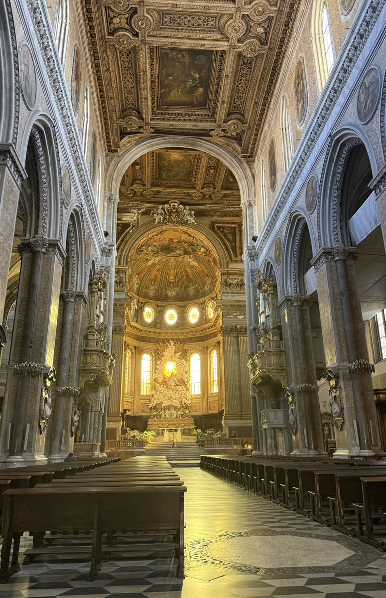 The Duomo of Naples was finished in 1314.

Since then, no century has passed without it being rebuilt, expanded, or tested by fire, war, or faith.

— And it’s still standing!