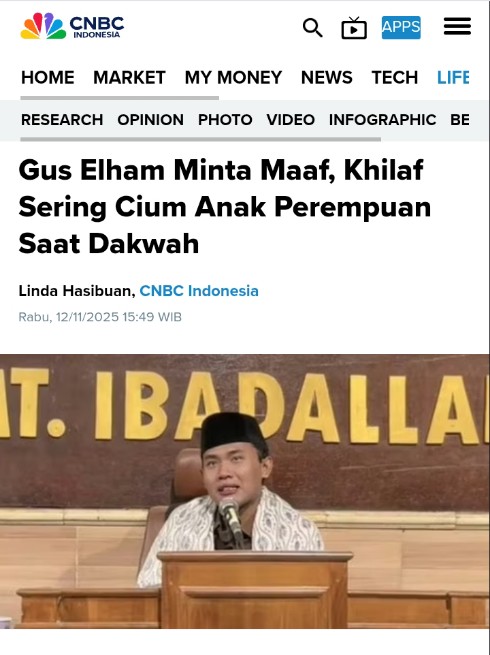 Khilaf adalah jika kita mendadak nafsu pada sesuatu &amp; kita bertindak nekad karena tidak kuat menahan nafsu itu.

Kalau dalam ceramah sering ciumin bocah, bukan khilaf itu namanya tapi kelainan mental &amp; kelainan seksual.

Kayak gini kok dijadikan tokoh agama sama orang-orang islam
