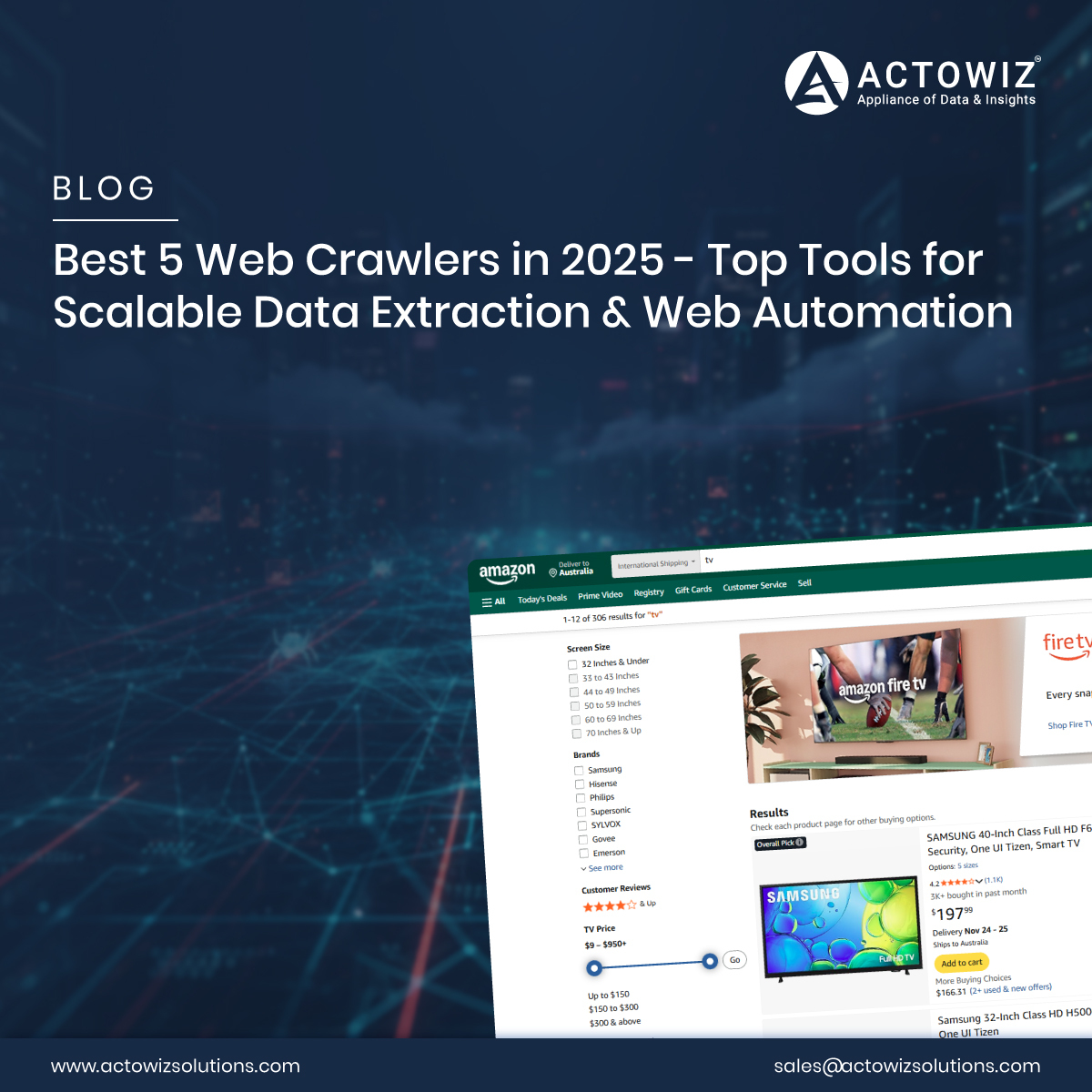 actowizsolution's tweet image. Discover the Best 5 #WebCrawlers in 2025 designed for scalable data extraction, web automation &amp;amp; #intelligentdatacollection across industries.

actowizsolutions.com/web-crawling-t…

#WebCrawling #DataExtraction #AutomationTools #WebScraping