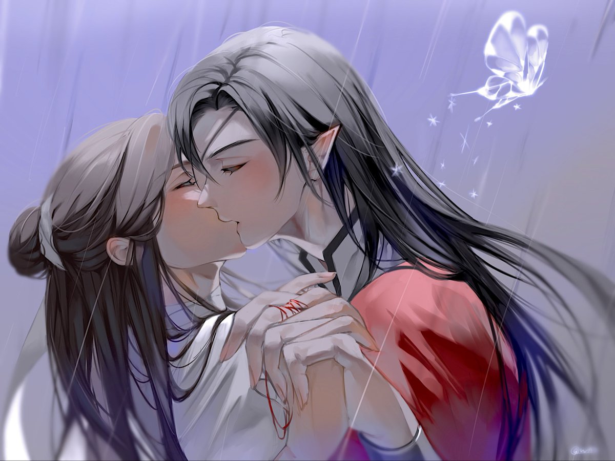 Bacteriaaa_666's tweet photo. 過去絵🦋
#天官賜福　#TGCF #花憐 https://t.co/EZtnmuSZkk