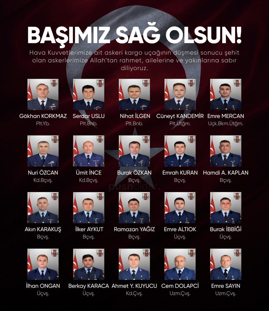 Ruhları şad, mekânları cennet olsun. 
Milletimizin başı sağolsun.