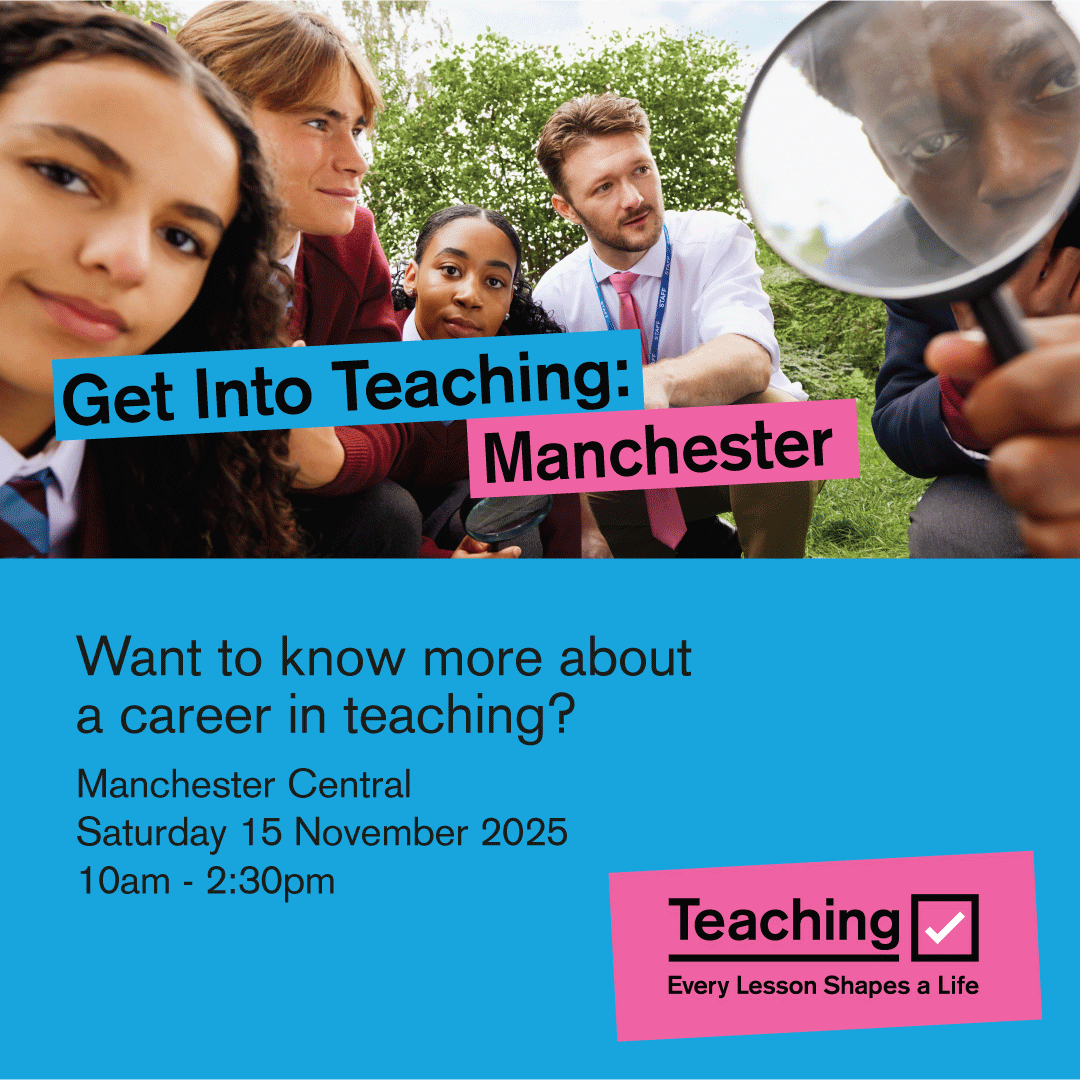 🌟 |  Interested in teaching?
The Laurus Institute, in partnership with The National Institute of Teaching, is recruiting for Sept 2026 teacher training. Come and meet our ITT Lead this Saturday at the Get into Teaching event to find out more! getintoteaching.education.gov.uk/events/251115-…
