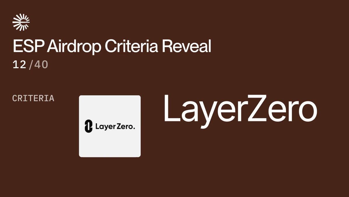 🔥 مستخدمي LayerZero مؤهلين لإيردروب Espresso

إذا كنت من المستخدمين الكبار لـ <a href="/StargateFinance/">Stargate | Fast Swaps - Now Live</a> و معك ZRO$ ، في احتمال كبير تكون مؤهّل لإيردروب <a href="/EspressoSys/">Espresso ☕️</a>.

في حال : 
كنت نشيط على LayerZero؟
مستخدم Stargate؟
معك $ZRO؟

🚀 احتمال كبير تكون ضمن اللائحة.