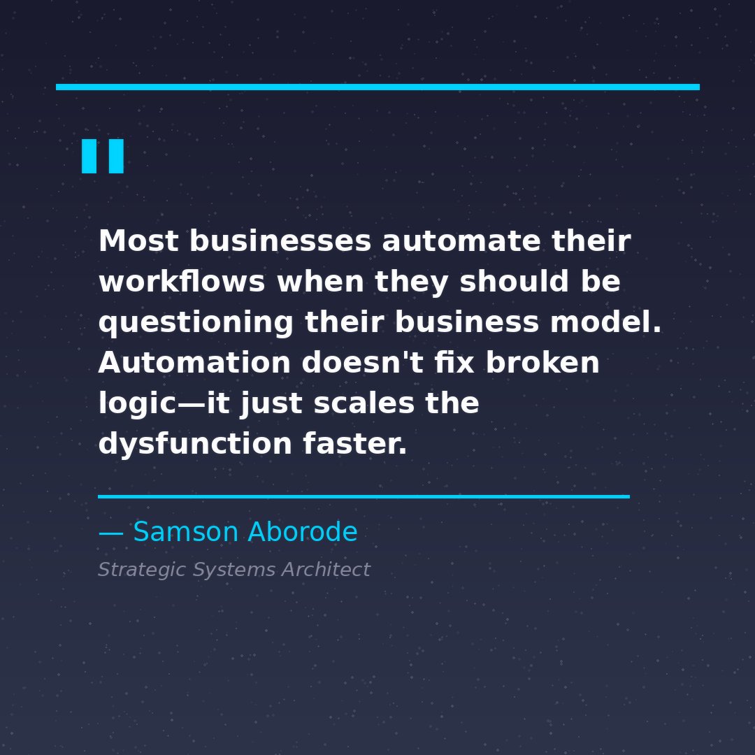 Sam_Aborode's tweet image. Business automation VS Business model.

#gohighlevel 
#gohighlevelexpert
#ghl 
#highlevel 
#businessautomation