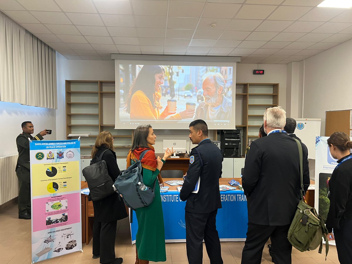 IAPTC_Assoc's tweet image. The #IAPTC29 #IdeasBazaar kicked off @_CoESPU_, offering a space for the conference participants to showcase their work, #training and #research contributions to the #IAPTC community #PeaceOps #WPS #PoC #peacekeeping