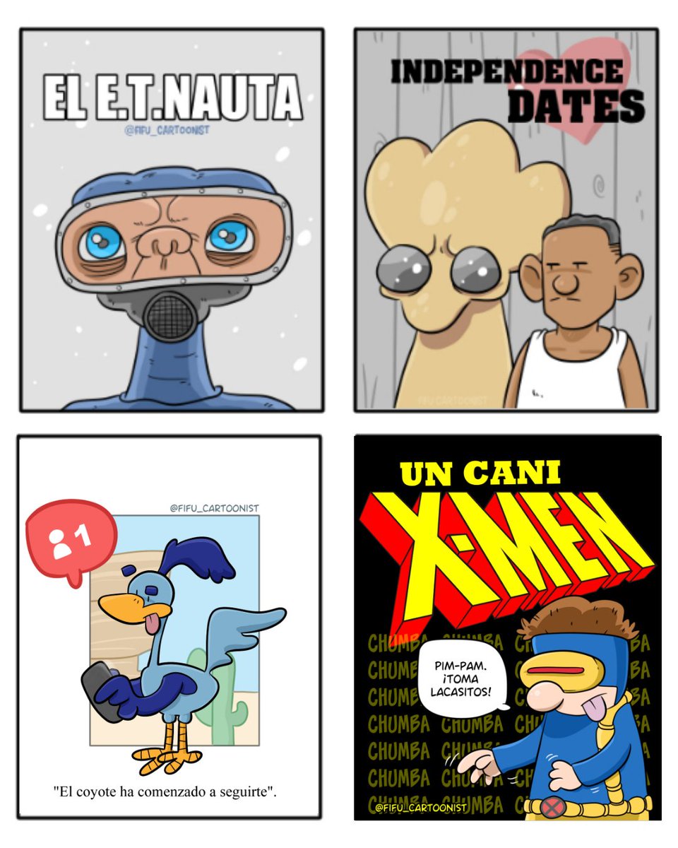 🍿 Será por viñeticas de risa en el VERKAMI de FIFU DESTROYS MOVIES, oye. Chistes a granel 😅
Si te apetece echarle un ojo ahí se me cae un link 😜 vkm.is/fifu-cine