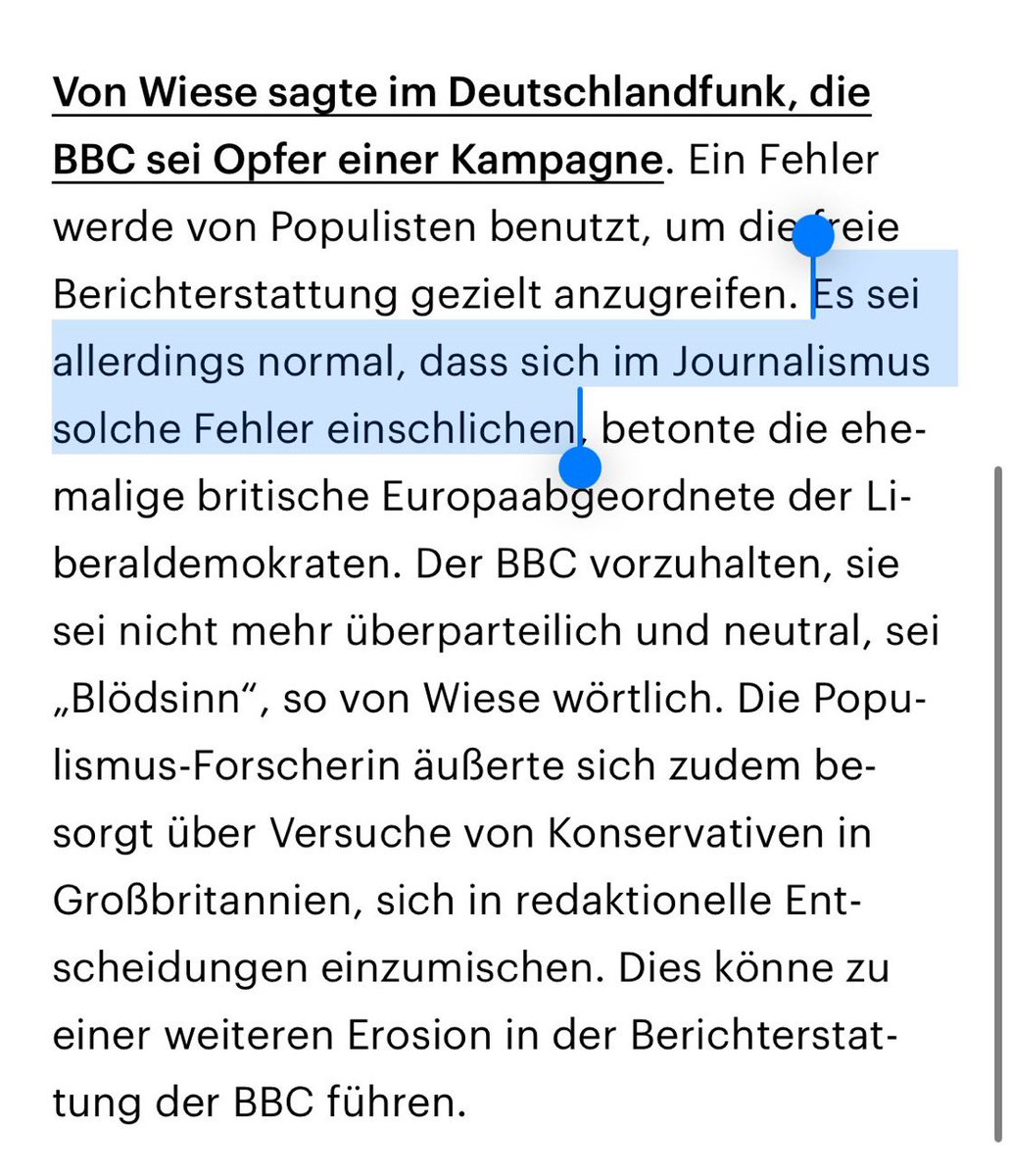 rasenspiesser's tweet image. Die #BBC hat weit auseinanderliegende Trump-Sätze so montiert, dass der Eindruck eines direkten Aufrufs zur Gewalt entsteht. Im @DLF relativiert Populismusforscherin Irina von Wiese das als „Fehler, die im Journalismus passieren“ und rahmt die Kritik als „Kampagne“. 

1/🧵