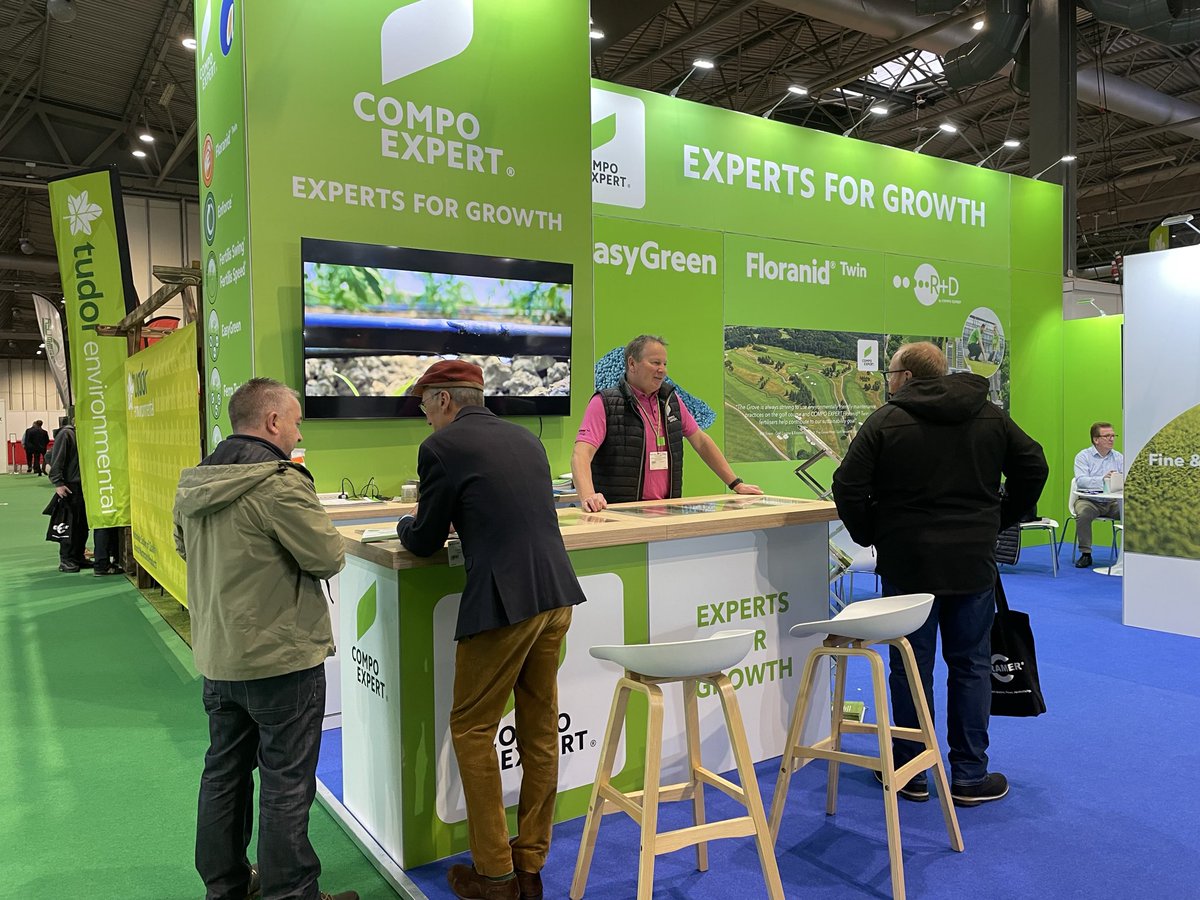 Come and meet the Lord, Dr Fritz Lord - Global Crop Manager Turf. Here for one day only. Talking about sustainability, fertilisers and all things turf. #expertsforgrowth #saltex